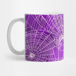 Spider Webs Royal Purple Mug